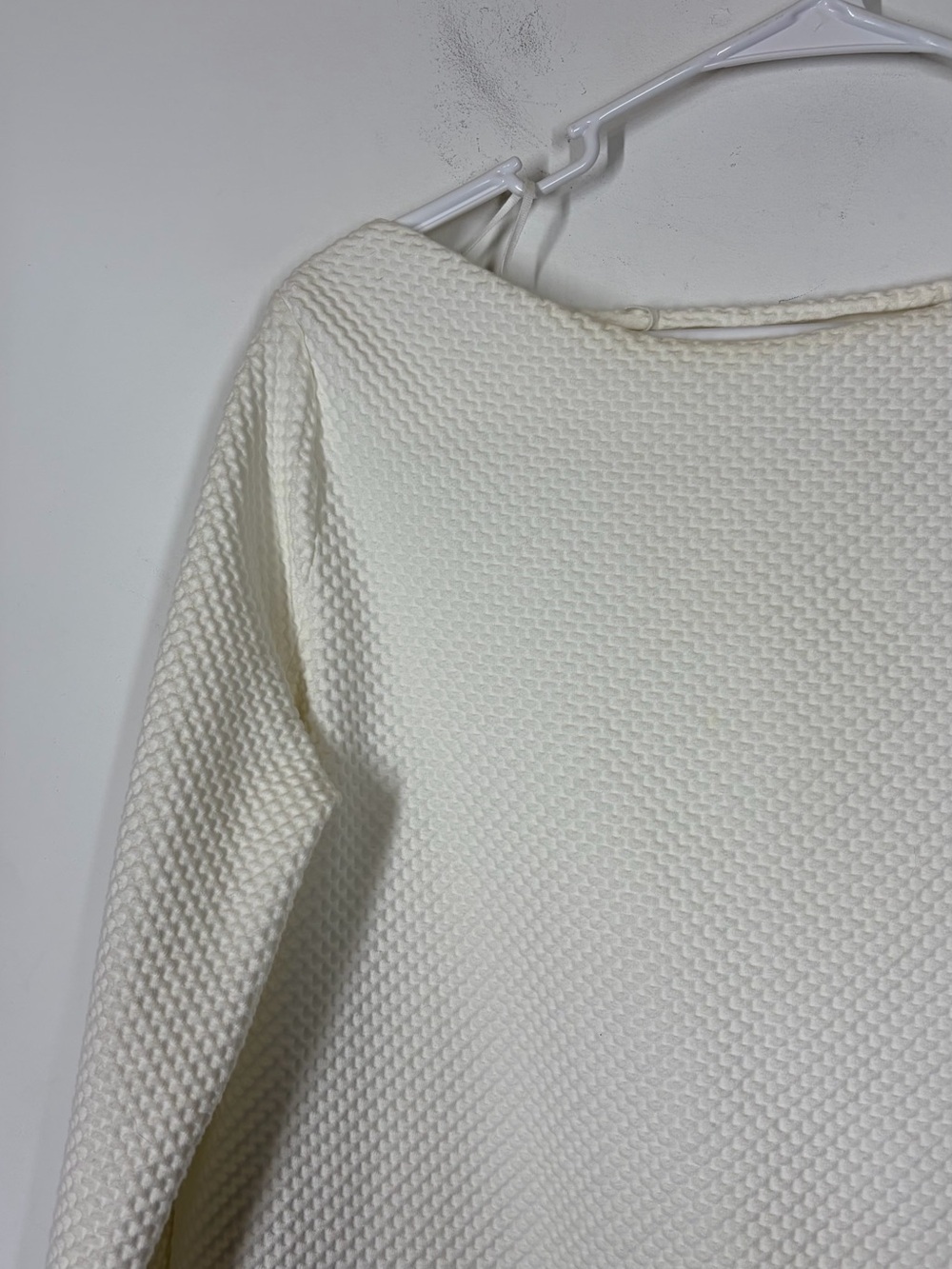 COS Textured Long Sleeve Top Size US Large - Picture 4 of 8